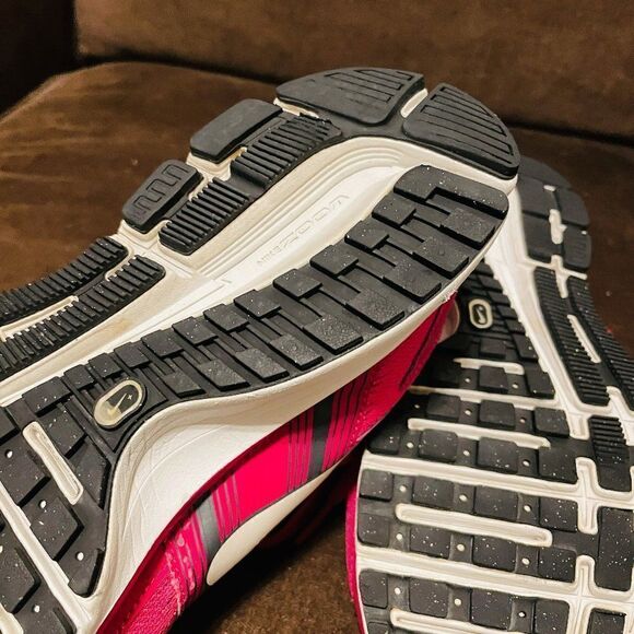 Excellent Nike Air Zoom Pegasus 28 Fuchsia Pink Womens Size 9 US 40.5 EUR - Picture 15 of 16